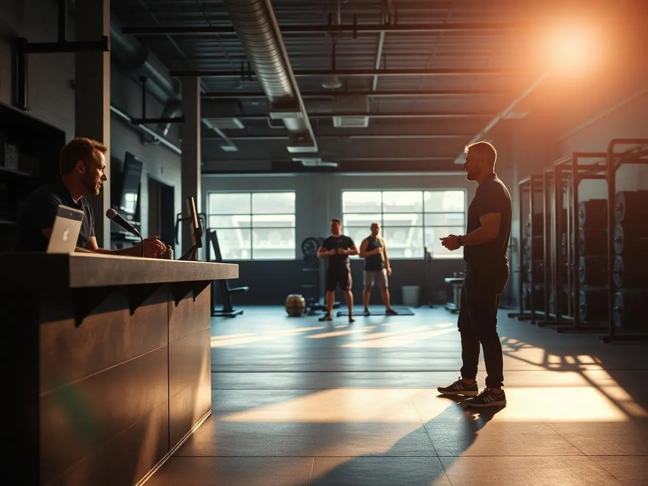 Gyms & Studios professional at work